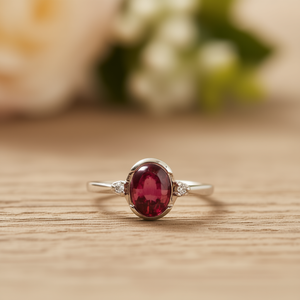 2.7 Gram <b>Garnet</b> Fashion <b>Ring</b> - Product Image 3
