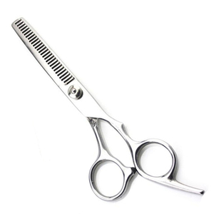 Tijeras de barbero de precisión para corte y recorte profesional del cabello, tijeras de acero inoxidable para peluquería y barbería - Product Image 5