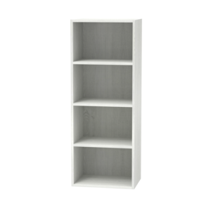 High Quality 1614 Modern <b>Wood</b> 4 Tier Open Shelf Storage Cabinet Compact Living Room <b>Bookcase</b> Particle Board Organizer Honey Oak - Product Image 3