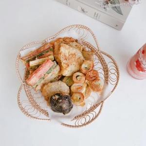 Elegante Frutero de Ratán Hecho a Mano, Apto para Lavavajillas, Diseño Moderno y Lujoso de KRAFT WORLD - Product Image 3