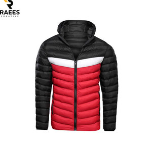 Doudoune en duvet véritable avec capuche amovible, finition brillante haut de gamme, tissu texturé, style streetwear, vente en gros - Product Image 2