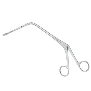 Pinzas para pólipos laríngeos Jurasz en oferta, 23 cm, acero inoxidable angulado, instrumentos quirúrgicos ORL, pinzas quirúrgicas OEM de alta calidad - Product Image 1