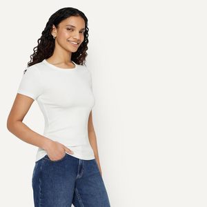 Women's Slim Casual Knitted Cotton <b>T</b>-<b>Shirt</b> Soft Breathable Quick Dry Eco-Friendly Crew Neck Short Sleeve <b>Tie</b> <b>Dye</b> Fashion Top - Product Image 3