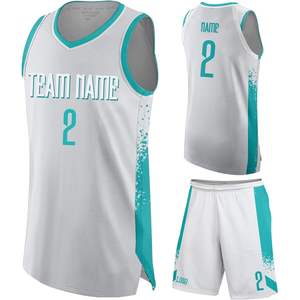 Uniforme de Baloncesto Unisex Personalizado, Jersey y Pantalones Cortos con Diseño de Tinta, Hechos a Medida para Equipos Deportivos, Tallas XS y XXS Disponibles - Product Image 1