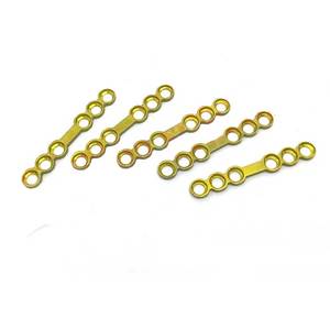 Orthopedic Maxillofacial Adaptation Straight Plate 2.5mm <b>Gap</b> 6 Holes Mandible Set 5-Piece Stainless Steel Surgical Instruments - Product Image 3