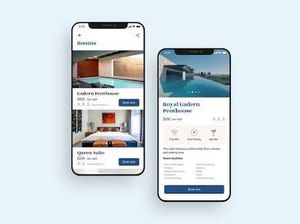 Application mobile de réservation d'hôtel pour une recherche facile d'hôtels, des réservations de chambres, des vérifications d'availability et la gestion des réservations. - Product Image 2