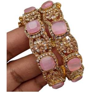 Delicate Wholesale <b>Indian</b> Traditional Luxury Ethnic Bridal Engagement Wedding Bangles Fashion Jewelery Sets - Product Image 1