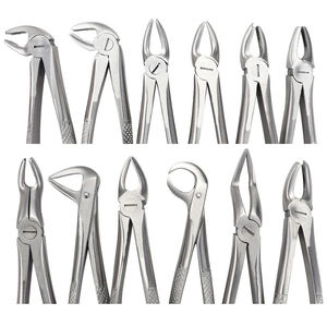 Pinzas de Acero Inoxidable Reutilizables de Alta Calidad para Extracción Dental de Molares Inferiores en Animales Grandes, Marca Grip Surgical - Product Image 1