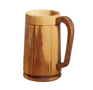 แก้วไม้คุณภาพสูง แก้วกาแฟไม้ธรรมชาติทำมือ เป็นมิตรกับสิ่งแวดล้อม น้ำหนักเบา ป้องกันการรั่วซึม แก้วน้ำชา - Product Image 3