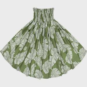 Jupe graphique tribale vibrante pour femme, costume de danse hula, design smocké taille haute, tenue authentique style insulaire - Product Image 2