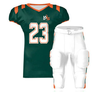 Uniforme de football américain personnalisé prêt à l'exportation, disponible auprès d'un fournisseur en gros, avec une fabrication de qualité supérieure. - Product Image 4