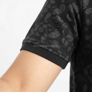 เสื้อโปโลผู้ชายผ้าคอตตอนผสม แขนสั้น สวมใส่สบาย เหมาะสำหรับกอล์ฟ ชุดยูนิฟอร์ม รับผลิตเสื้อผ้าตามแบบ OEM ODM ผู้ผลิตและจำหน่าย - Product Image 4