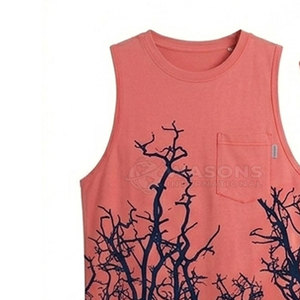 Camisetas sin mangas ligeras para hombre, diseñadas para un estilo de vida fitness, con ajuste cómodo y soporte para un rendimiento activo. - Product Image 2