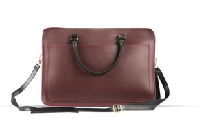 Customizable Lightweight Anti-Theft Designer <b>Laptop</b> Crossbody Bag Soft Durable Genuine Leather Large Capacity Portable for Men - Product Image 2