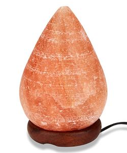 Lampe en sel de l'Himalaya artisanale en forme de goutte d'eau, décoration d'intérieur, fournisseur OEM - Product Image 6
