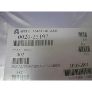 แหวนยึด NEW AMAT 0020-25197 AL SMF REE - อุปกรณ์และอะไหล่เซมิคอนดักเตอร์ระดับโลกที่เชื่อถือได้ - Product Image 1