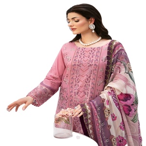 knee length dresses for ladies Pakistani Casual Dress for Party in Green Color Online – Nameera by Farooq main image 0