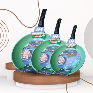 Poêle à frire en aluminium avec revêtement céramique, style design moderne, prix d'usine, multifonction, personnalisable, antiadhésive, écologique, compatible induction - Product Image 4