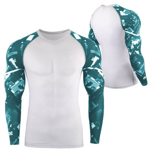 Camiseta de Protección Solar Deportiva, Estilo Gimnasio, con Diseño de Camuflaje, Protección UV, Fácil de Lavar - Product Image 3