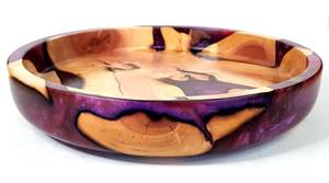Custom Design Small Eco-Friendly Classic Wooden Epoxy Resin <b>Bowl</b> for Party Charcuterie Dip Serving Jewelry Trinket Display - Product Image 2
