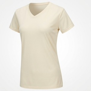 High Quality Wicking Women's Cotton Crop <b>T</b> <b>Shirt</b> Breathable Quick Dry Short Sleeve Casual Tee Crew Neck Summer Gym Top - Product Image 3