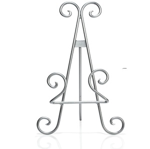 Support d'affichage en métal doré, design classique, hauteur réglable, léger, pour la maison et la cuisine - Product Image 6