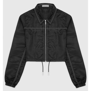 Conjunto deportivo de alta calidad, nuevo, 100% algodón polar, con logo personalizado, top corto tipo sudadera con capucha para mujer, conjunto de jogger corto, traje deportivo para damas, conjunto corto liso. - Product Image 5