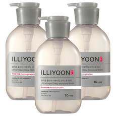 Illiyoon Ultra Repair Deep Moisture Body Wash 500ml Confezione da 3 Sconto Formula Liquida per Pelle Secca con Acido Ialuronico - Product Image 1