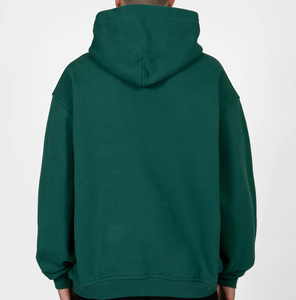 Custom Spring 220g Cropped Men's Regular Fit Boxy French Terry Embroidered Eco-Friendly <b>Waterproof</b> Breathable Cotton <b>Hoodie</b> - Product Image 4