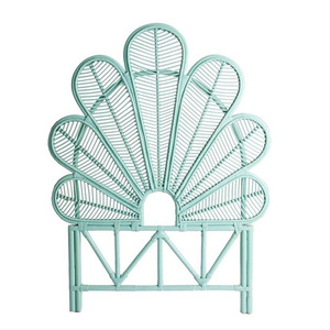 OEM ODM Accepted Bohemian Plant Rattan <b>Headboard</b> Wall Hanging Decoration Handmade Flower Shape Multi-Functional - Product Image 2
