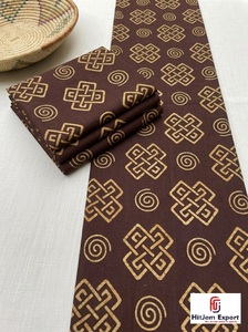 Tela de Algodón Twill Ankara con Estampado Africano Premium, Fábrica Textil OEM ODM Personalizada para la Fabricación de Ropa y Suministro para Exteriores - Product Image 5