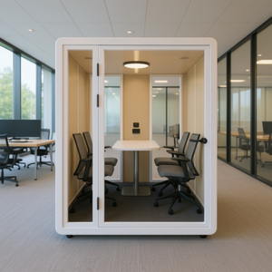Cabine téléphonique acoustique moderne Hipod HEX pour bureau, pods téléphoniques intérieurs, mobilier contemporain pour espaces de travail modernes - Product Image 2