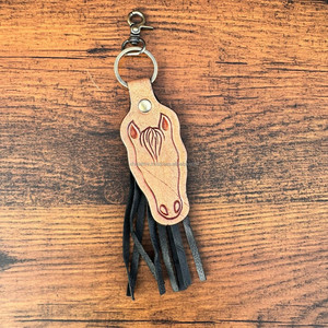 Llavero de cuero con flecos personalizado occidental, llavero de cuero genuino, llavero de vaquera, llaveros de cuero de lujo - Product Image 2