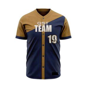 Uniforme de Béisbol Unisex Personalizado de Poliéster 100%, Antibacteriano, Cuello en V, Ropa Deportiva de la Mejor Calidad, Transpirable y de Secado Rápido - Product Image 4
