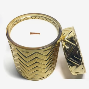 Unique Look Customized Design Handmade Scented Metal Candle Wax Jar for Home Christmas New Year Decorations - Product Image 3