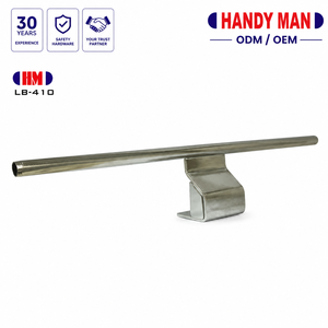 LB-410 HM Brand Horizontal Lifeline <b>System</b> Stainless Steel Polished Surface Wire Cable Bracket for 8mm Wire 60x50mm Base 40cm - Product Image 1