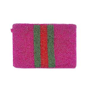 Porte-monnaie artisanal perlé, mini-sac élégant brodé pour pièces de monnaie, espèces et cartes au meilleur prix - Product Image 2