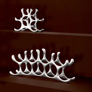 Cubo de Hielo Metálico Artístico Contemporáneo y Pinzas, Estilo Rústico, Impermeable, Capacidad de 5L, Zahid Exports - Product Image 1