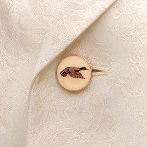 Accesorio de vestir formal para hombre, con diseño de pato esmaltado en latón - Product Image 3