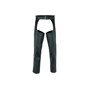 Pantalones de montar de cuero con cremallera y cinturón para equitación - Product Image 4