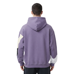 Custom Drip Panel Hoodies Heavyweight Cotton Fleece Oversized <b>Pullover</b> Color Block Streetwear OEM ODM Private Label Supplier - Product Image 2