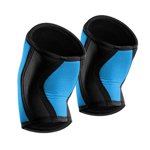 Genouillère de compression en néoprène violet pour le sport et le fitness, unisexe, respirante, à enfiler - Product Image 4