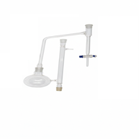 MAYALAB OEM Ensemble d'appareil Dean-Stark en verre borosilicaté transparent 500 ml pour séchage de solvants de laboratoire, avec robinet d'arrêt et fiole Liebig 10 ml