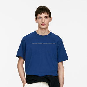 Camiseta en blanco personalizada de alta calidad para hombre 100% algodón 300 Gsm Métodos de impresión digital - Product Image 1