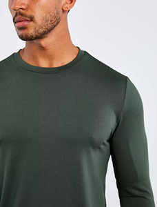 Camiseta de entrenamiento transpirable de secado rápido de calidad premium para hombre, ligera, atlética, para fitness, entrenamiento, correr, ropa deportiva, ropa activa. - Product Image 4