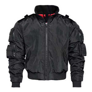 เสื้อแจ็คเก็ตเทคแวร์ผู้ชายแบบสั่งทำพิเศษ หลายกระเป๋า ฟังก์ชั่นหลากหลาย สไตล์สตรีทแวร์ เออร์เบิน บอมเบอร์แจ็คเก็ต ยูทิลิตี้ วินด์เบรกเกอร์ คาร์โก้ เสื้อคลุมกันลม - Product Image 4