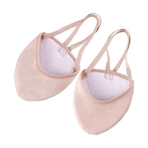 Chaussures de danse et de gymnastique pour femmes, semelle souple, dessus en toile, talon plat en coton, pour entraînement rythmique et pratique en studio - Product Image 2
