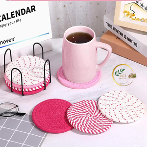 เสื่อปูโต๊ะปอกระเจาคุณภาพสูงแผ่นรองจานทำจากเส้นใยธรรมชาติเป็นมิตรต่อสิ่งแวดล้อมสำหรับใช้ในบ้านคาเฟ่และร้านอาหาร - Product Image 2