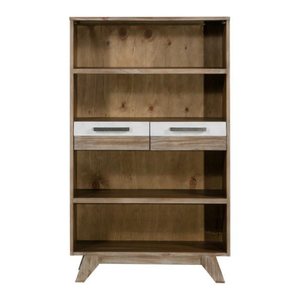 SOHO Collection Factory Price <b>Solid</b> <b>Wood</b> <b>Bookcase</b> 1500Mm Height For Living Room Bedroom Apartment Furniture - Product Image 1