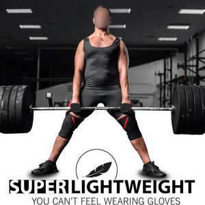 Guantes protectores de dedos cortos, ligeros, transpirables, con agarre, para gimnasio, ciclismo, fitness, equitación y entrenamiento deportivo. - Product Image 6